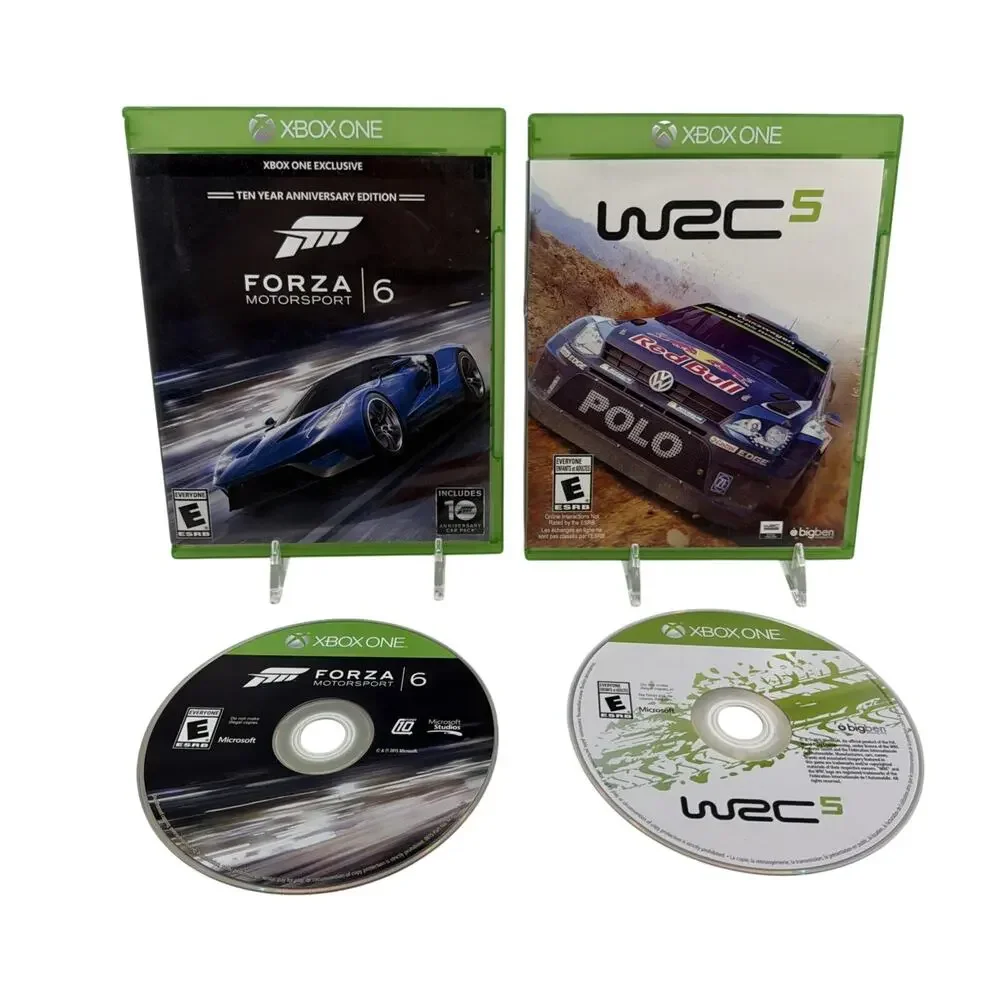 Xbox One Forza Motorsport 6 & WRC 5 FIA World Rally Championship Game Lot